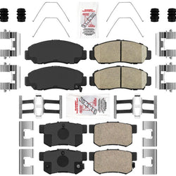 AME Improved Performance Disc Brake Pads Hardware for Acura CSX 2006-2011