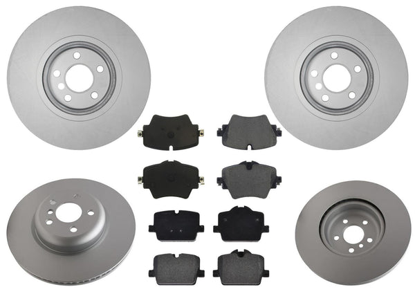 PRO GEO Coated Front Disc Brake Rotors Pads for BMW 330e 430i 2021-2022 2.0L