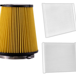 Engine Air Filter & Cabin Filter For Ford Mustang 5.4L 5.8L 2010 2011 2012 2014