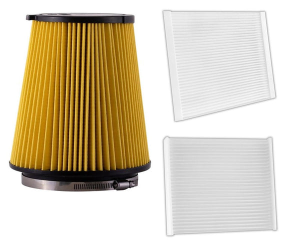 Engine Air Filter & Cabin Filter For Ford Mustang 5.4L 5.8L 2010 2011 2012 2014