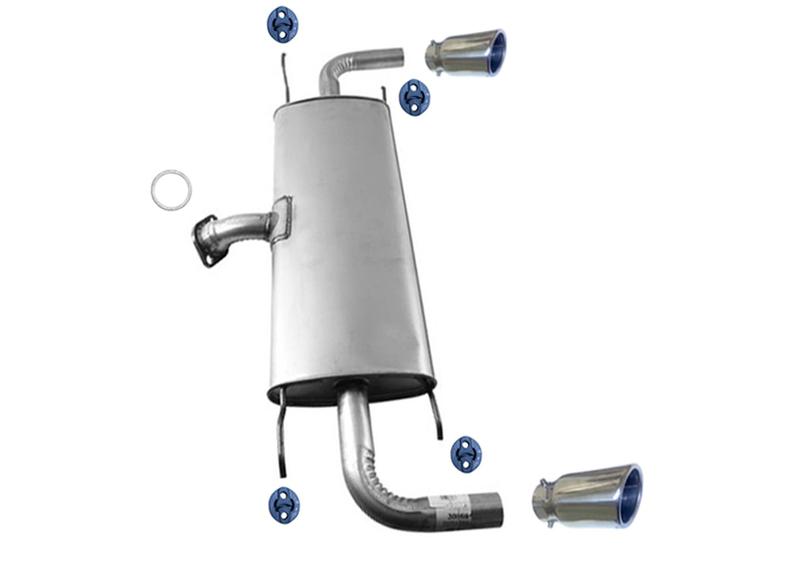 Dual Outler Rear Muffler with Chrome Tips for Mazda CX-5 CX5 2013-2023