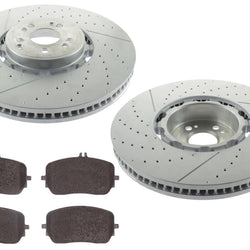 Disc Brake Rotors Brake Pads for Mercedes Benz GLE53 AMG 21-24 Grey Caliper
