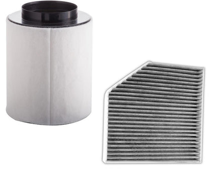 Engine Air Filter & Cabin Filter For Audi A8 Quattro 3.0L 4.0L 2013 2014 2018