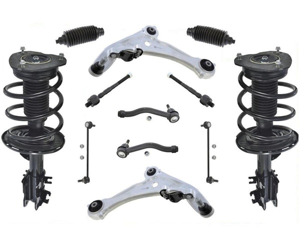 Front Struts Control Arms Tie Rods Links For Nissan Altima 2007 2008 2012