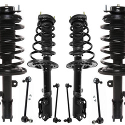 Front & Rear Complete Struts & Links For Toyota Camry 2007 2008 2009 2010 2011