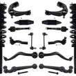 Front Struts Control Arms Tie Rods & Links For Ford Fusion 10-12 16 Inch Wheel