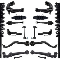 Front Struts Control Arms Tie Rods & Links For Ford Fusion 10-12 16 Inch Wheel