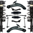 Front Struts Control Arms Tie Rods & Links For Nissan Sentra 2007 2010 2012