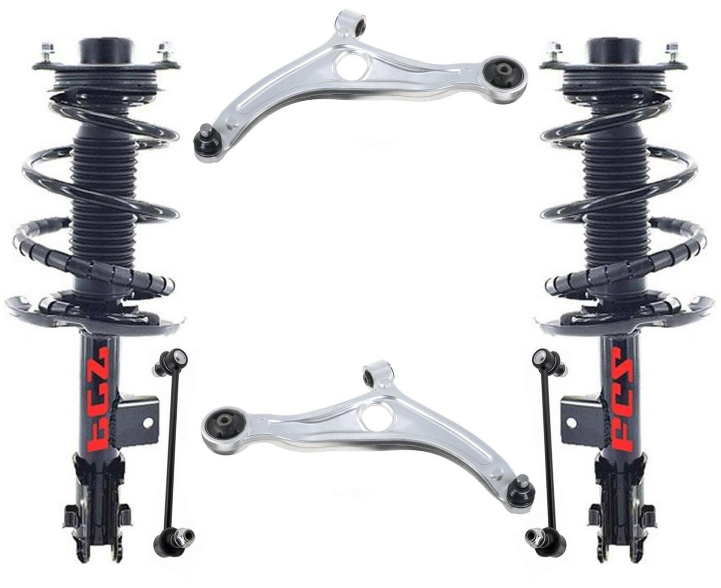 Front Struts Control Arms & Links For Kia Optima Hybrid 2013 2014 2015 2016