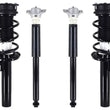 Front Struts W/ Coil Spring & Rear Complete Shocks For Volkswagen Jetta 2019 23