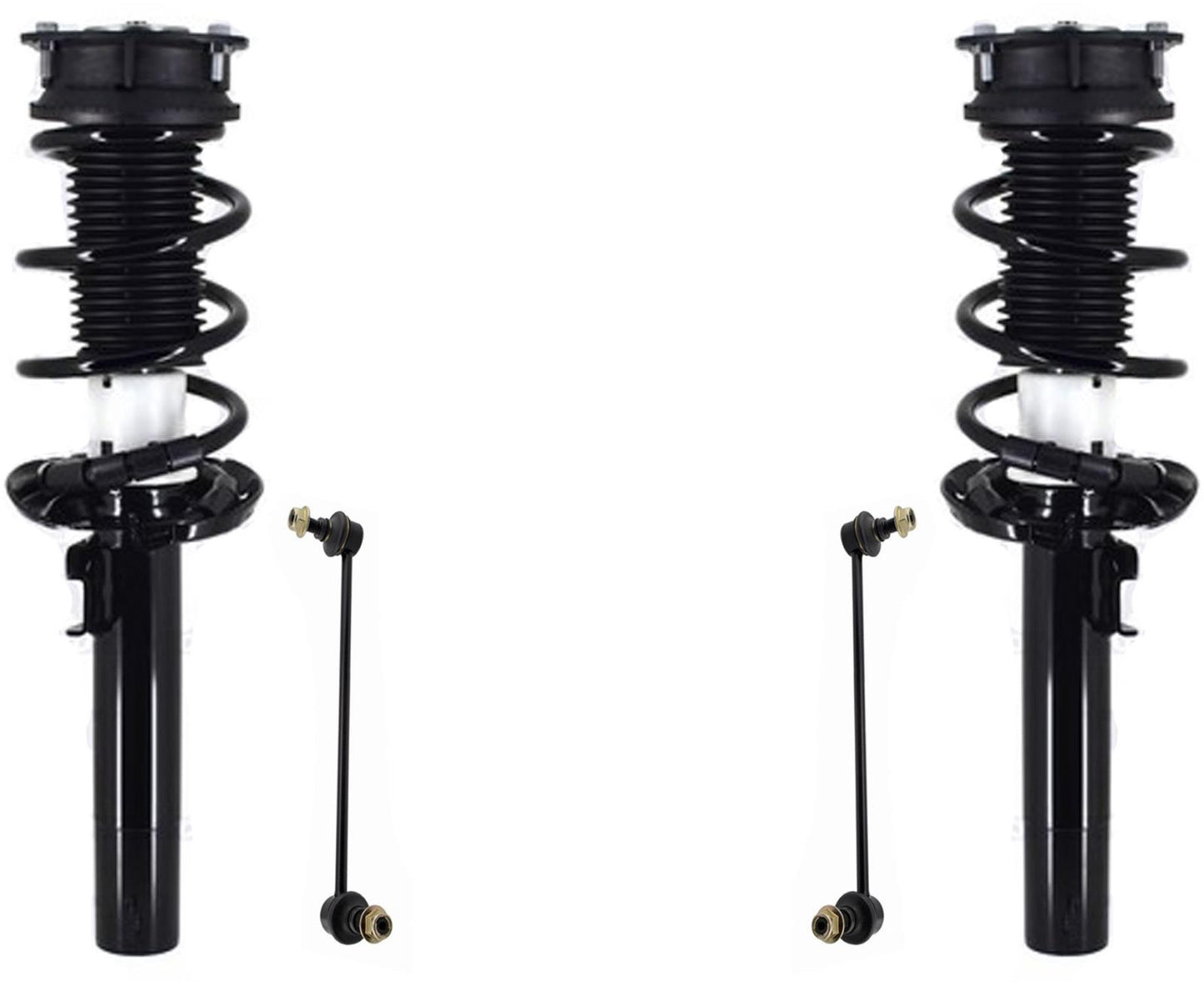 Front Complete Struts & Sway Bar Links For Volkswagen GTI 2015 2016 2017 2021