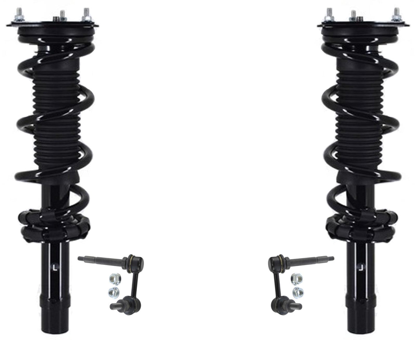 Front Struts Upper Arms Tie Rods & Links For Q60 Sport 2017 2018 All Wheel Drive