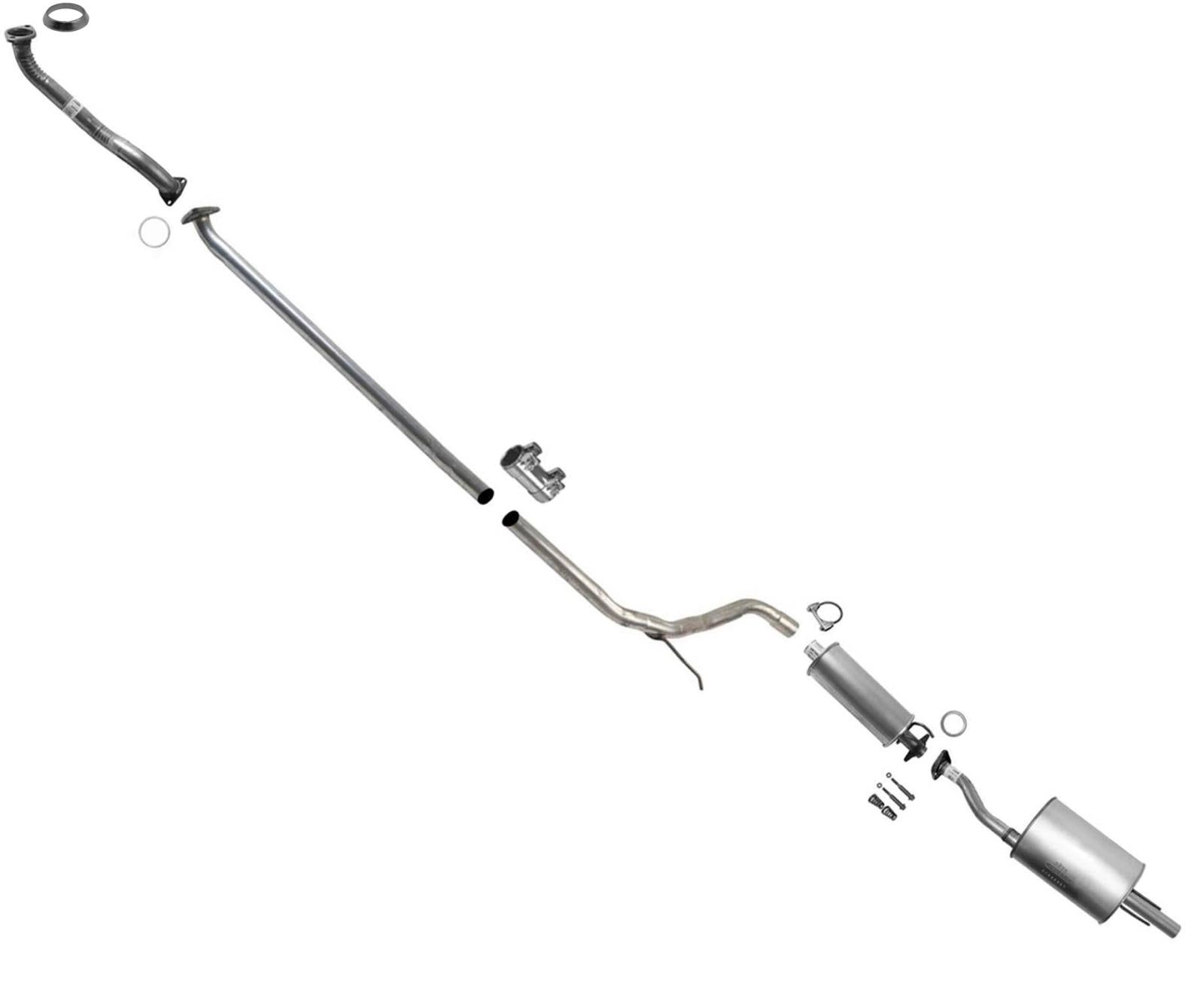 Exhaust System Extension Pipe Muffler Resonator For Honda Civic Coupe 1.8L 06-11