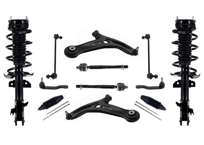 Coil Spring Struts Control Arms with Bushings BJ For Mazda 2 2011 2012 2013 2014