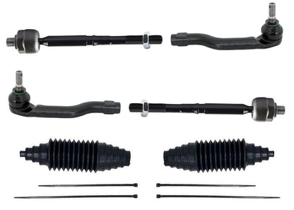 Inner Tie Rod & Outer Tie Rods Boots Kit For Mazda 2 2011 2012 2013 2014