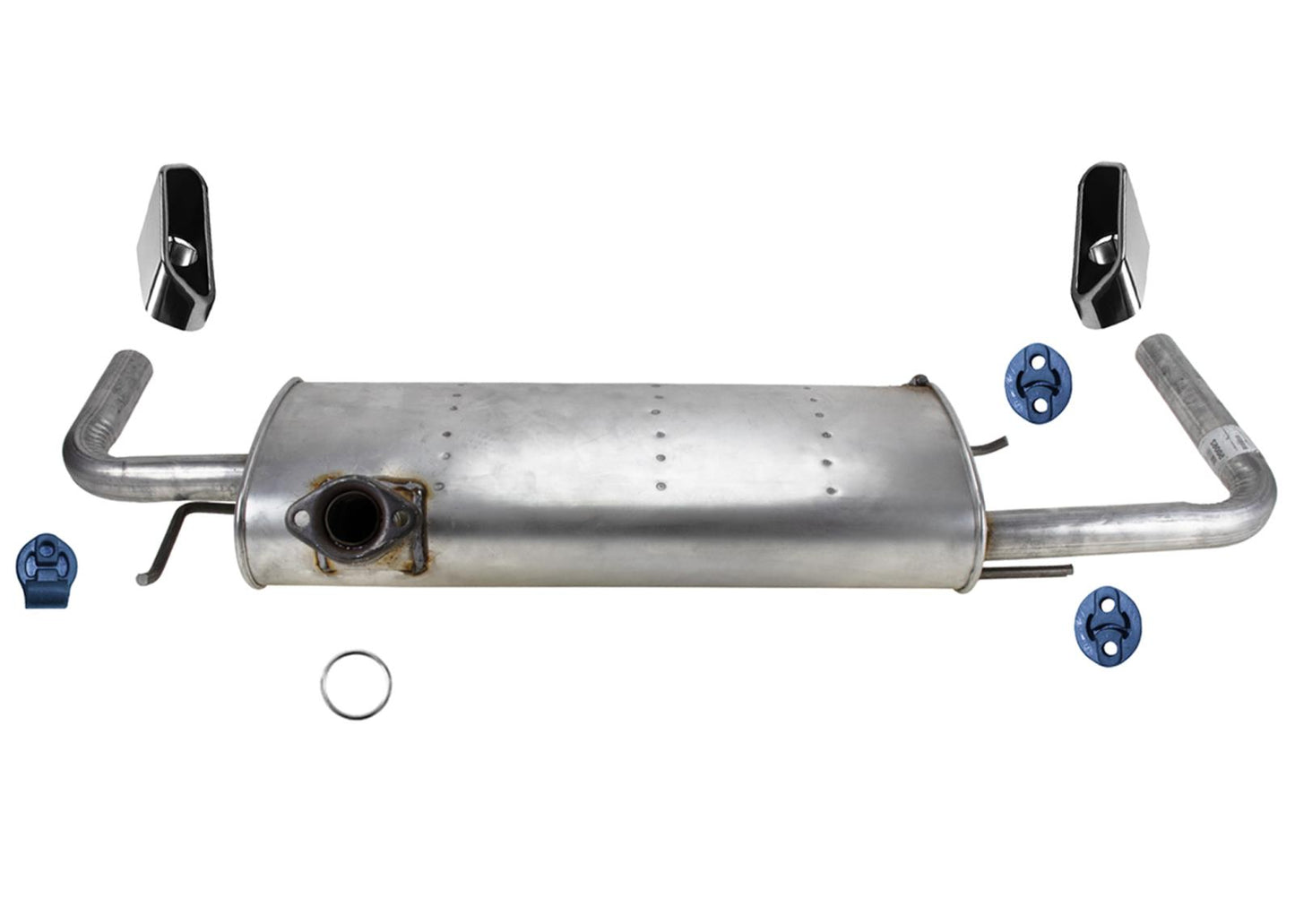 Dual Outlet Rear Muffler with Chrome Tips Gasket for Nissan Murano 2015-2023