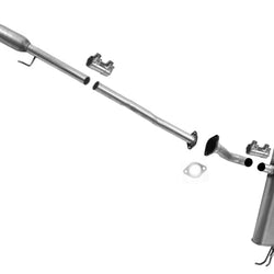 Silenciador doble del tubo de escape de extensión trasera para tracción total KIA Sportage 2.7L