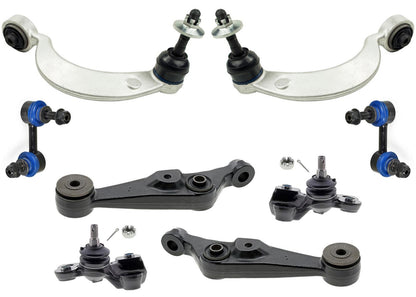 Front Left & Right Lower Control Arms Ball Joints for Lexus LS460 09-17 AWD 8pc