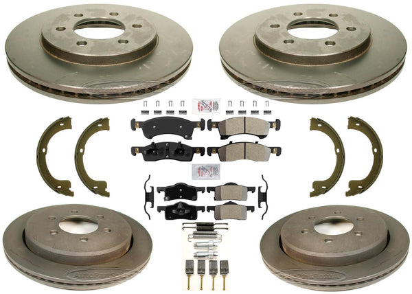 Performance Carbon Disc Brake Rotors & Pads for Ford Expedition 2003 2004 2006