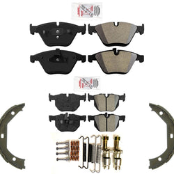 AME Improved Performance Semi Metallic Disc Brake Pads for BMW 335i xDrive 09-12