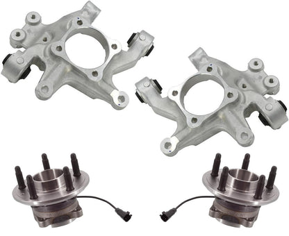 Rear Steering Knuckles & Wheel Bearings For Chevrolet Equinox 2010 2015 2017