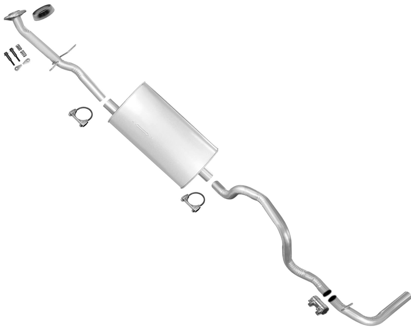 Nuevo sistema de escape silenciador para Ford 93-94 Ranger 3.0 4.0 con distancia entre ejes de 108"