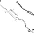 For 95-97 Ranger 2.3L Only With 125 Inch Wheel Base Converter Muffler Exhaust