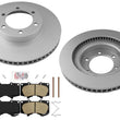 Off Road Coated Disc Brake Rotors Ceramic Pads Hardware for Lexus GX470 03-2009