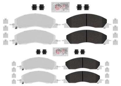 Front & Rear Fleet Galvanized Disc Brake Pads for Dodge Ram Pick Up 2500 09-2018