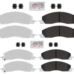 Front & Rear Fleet Galvanized Disc Brake Pads for Dodge Ram Pick Up 2500 09-2018