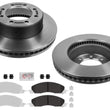 Frt Fleet Carbon Disc Brake Rotors Brake Pads for Dodge Ram Pick Up 2500 09-18