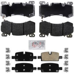 ASD Semi Metallic Brake Pads for Chevrolet Tahoe 21-24 PPV J55 6 Piston Brembo
