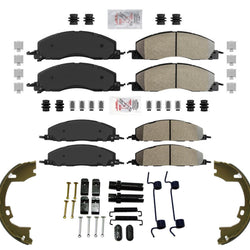 AME Fleet Duty Semi Metallic Disc Brake Pads for Dodge Ram Pick Up 2500 09-2018