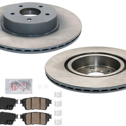 Rear Disc Brake Rotors Brake Pads For Infiniti QX60 Pathfinder 2022 2023 2024