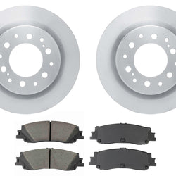 Rear Disc Brake Rotors Disc Brake Pads for Toyota Tundra LX600 2022 2023 2024