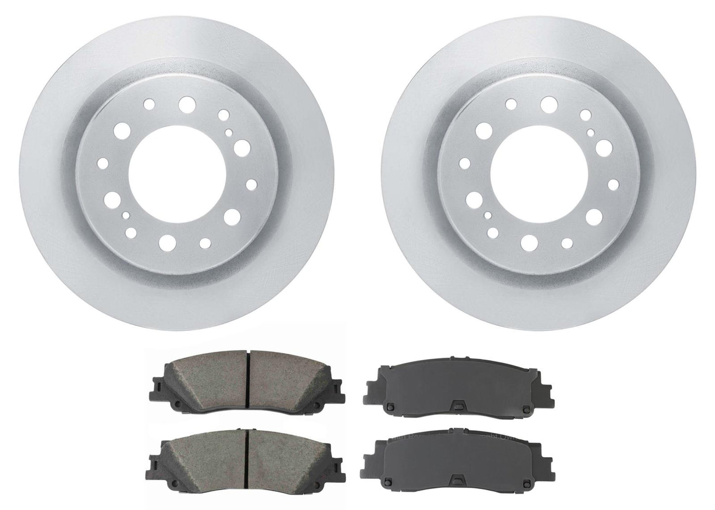 Rear Disc Brake Rotors Disc Brake Pads for Toyota Tundra LX600 2022 2023 2024