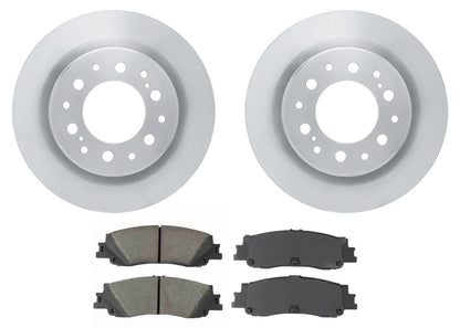 Rear Disc Brake Rotors Disc Brake Pads for Toyota Tundra LX600 2022 2023 2024