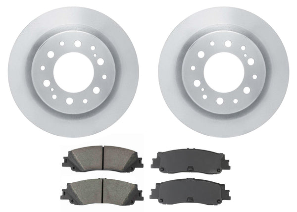 Rear Disc Brake Rotors Disc Brake Pads for Toyota Tundra LX600 2022 2023 2024