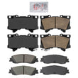 Front Rear Ceramic Disc Brake Pads for Toyota Tundra LX600 2022 2023 2024