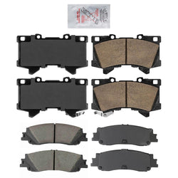 Front Rear Ceramic Disc Brake Pads for Toyota Tundra LX600 2022 2023 2024