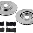F Disc Brake Rotors Brake Pads for 21-24 Chevrolet Tahoe PPV J55 6 Piston Brembo