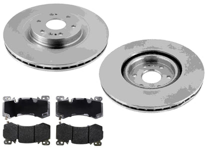 F Disc Brake Rotors Brake Pads for 21-24 Chevrolet Tahoe PPV J55 6 Piston Brembo