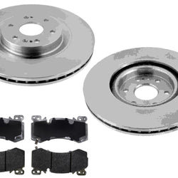 F Disc Brake Rotors Brake Pads for 21-24 Chevrolet Tahoe PPV J55 6 Piston Brembo