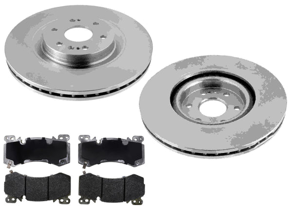 F Disc Brake Rotors Brake Pads for 21-24 Chevrolet Tahoe PPV J55 6 Piston Brembo