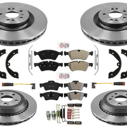 OE Style Carbon Disc Brake Rotors Pads For Mercedes Benz GL320 350 450 2007-2012