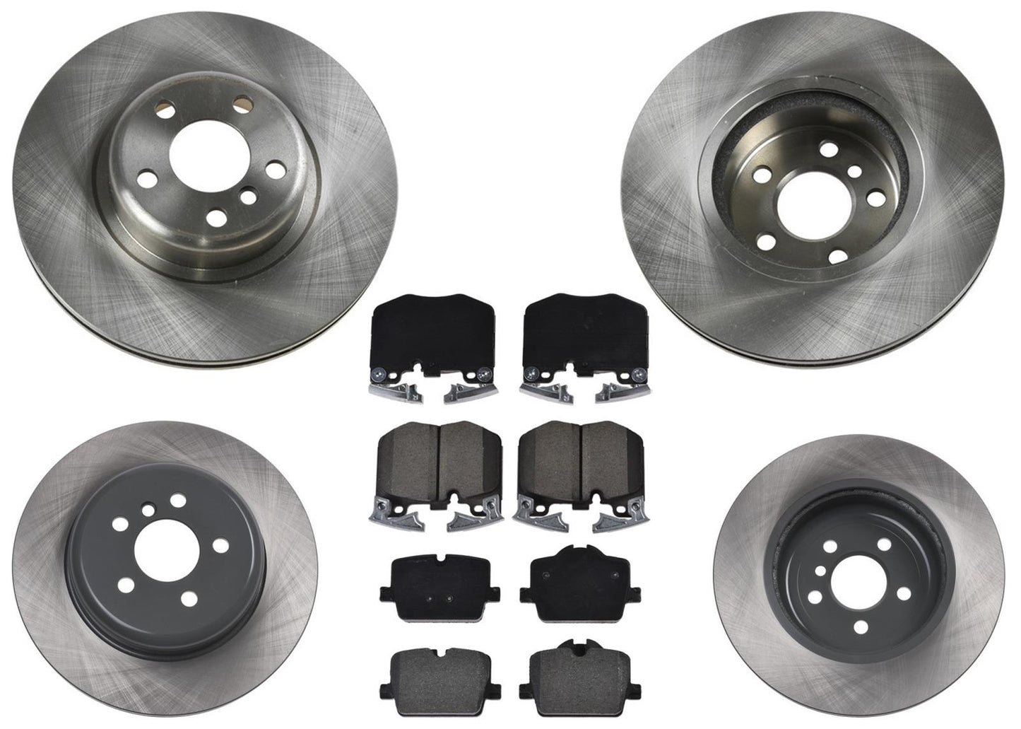Premium Front & Rear Disc Brake Rotors Pads for BMW 330e 430i 2021-2022 2.0L