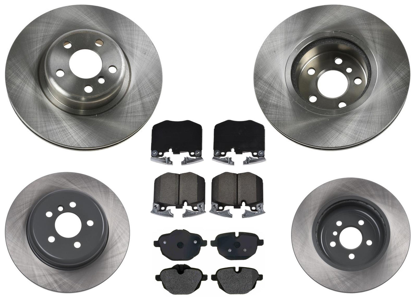 Premium Front & Rear Disc Brake Rotors Pads for BMW X3 2018-2022 2.0L