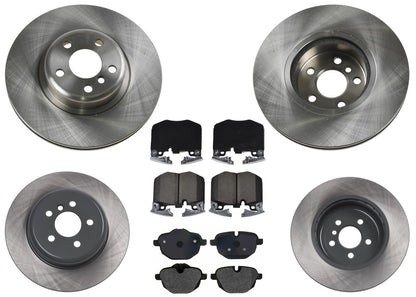 Premium Front & Rear Disc Brake Rotors Pads for BMW X3 2018-2022 2.0L