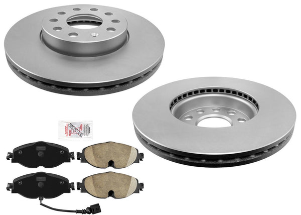 Coated Front Disc Brake Rotors Pads For Volkswagen Taos 22-24 Jetta 2019-2024