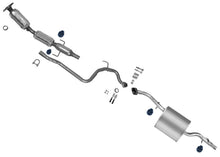California CARB Catalytic Converter Ext Pipe Muffler For Yaris Sedan 07-11